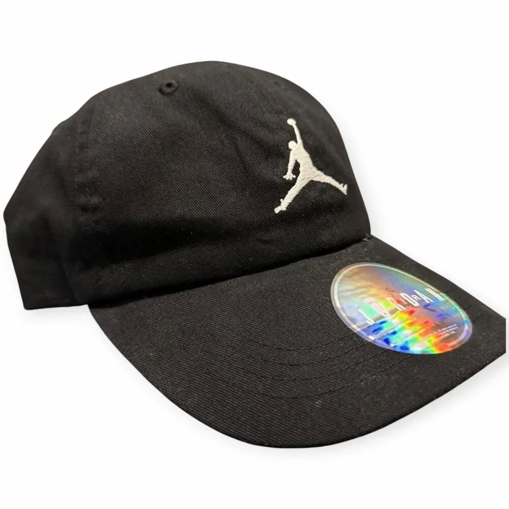Nike Air Jordan Youth Boys Adjustable Strapback Black Hat New with Tags